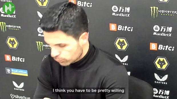 Arteta on Martinelli's red card: 'It's the first time I've seen this'
